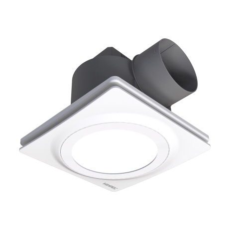 Quạt thông gió âm trần tích hợp đèn LED Himpel Flrex